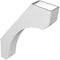 Ekena Millwork 4-in. W x 20-in. D x 28-in. H Legacy Architectural Grade PVC Knee Brace BRCP04X20X28LEC - alternate 6